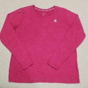 Reebok Fuchsia Long Sleeve Tee